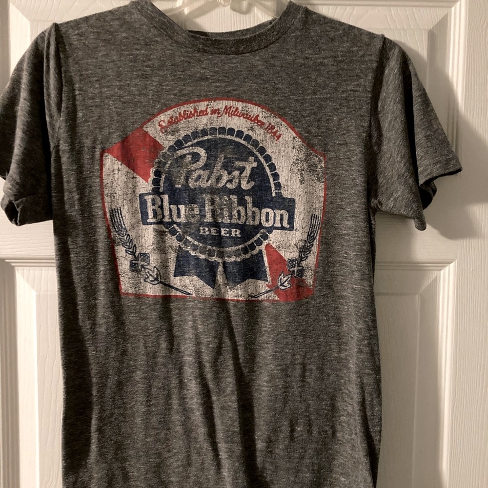 Papst blue ribbon shirt